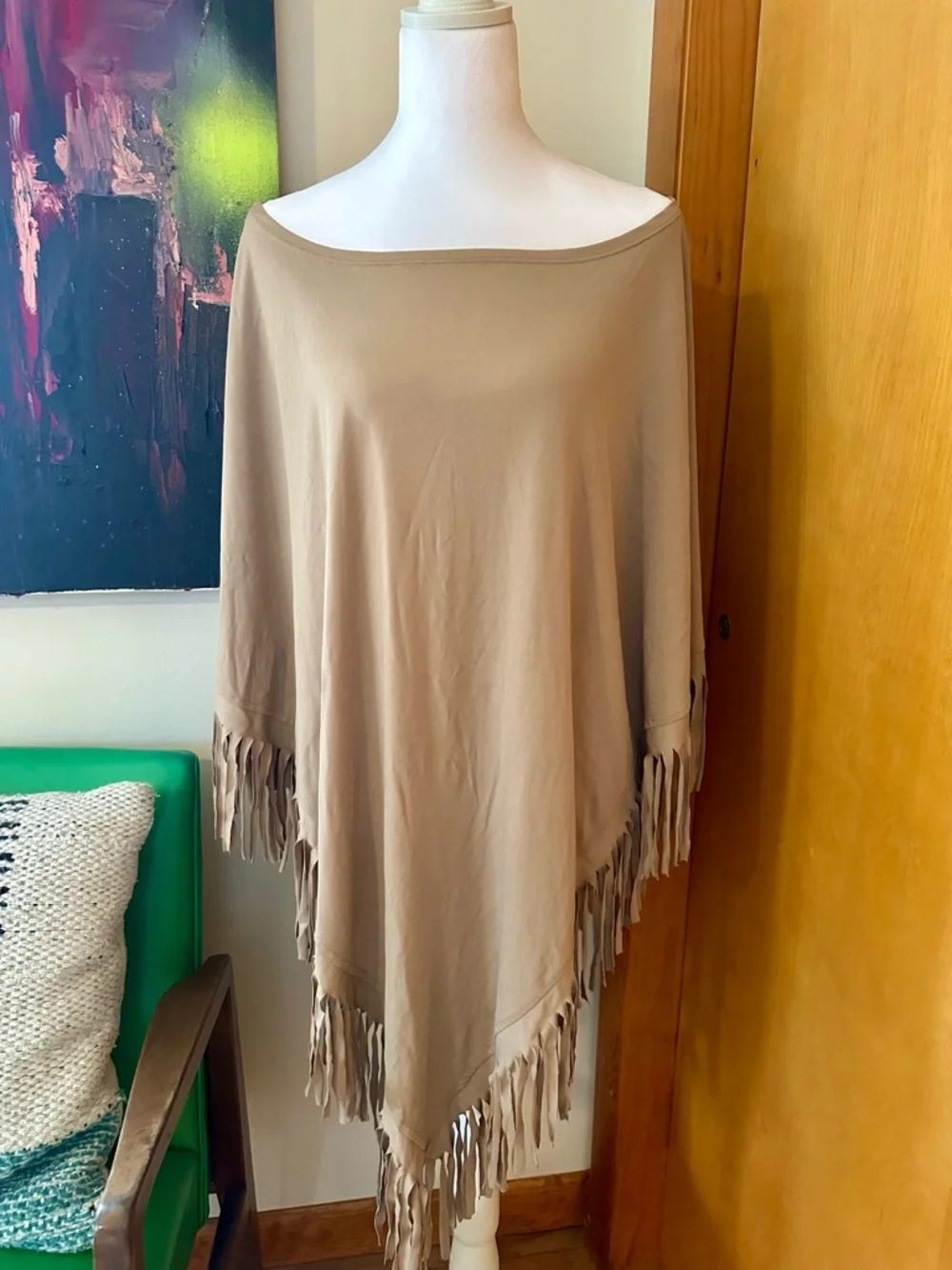 Attitudes by Renee Tan Fringe Poncho Cover